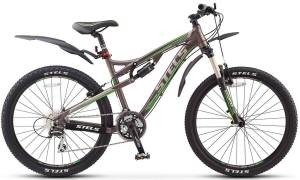 Велосипед Stels Tornado V Темно-серый/Серебристый/Зеленый (15 г) (LU074400) 19'