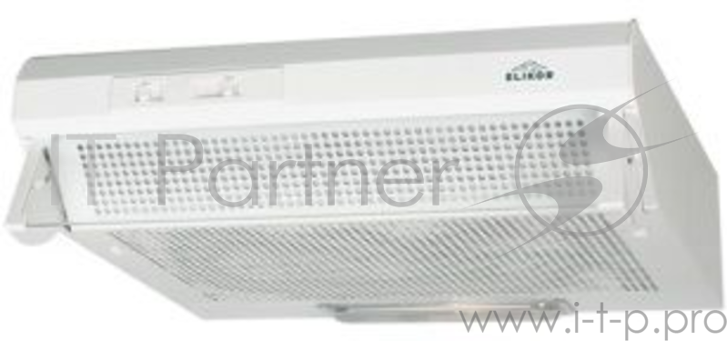 Вытяжка козырьковая Elikor Призма 50П-290-П3Л белый управление: ползунковое (1 мотор)