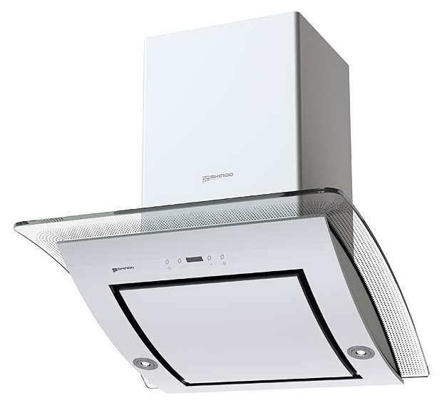 Вытяжка каминная Shindo Aliot PS 60 W/OG 3ETC белый управление: сенсорное (1 мотор)