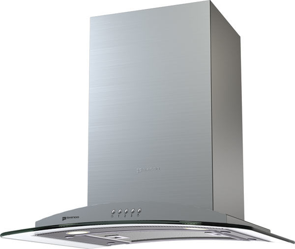 Вытяжка каминная Shindo COLUMBA 60 SS/G 3E серебристый, управление: кнопочное (1 мотор)