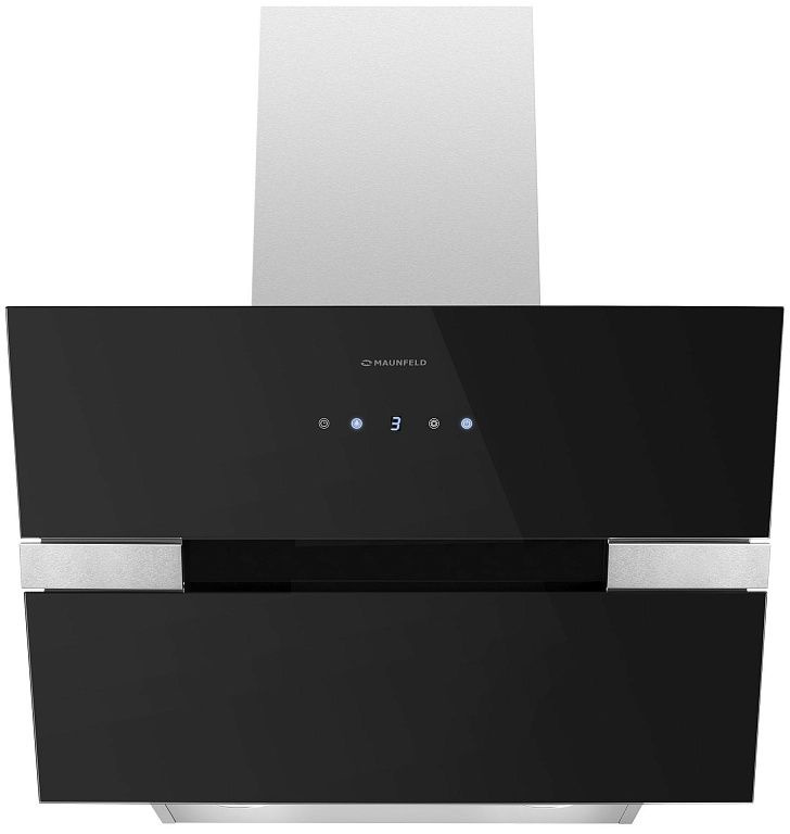 Вытяжка каминная Maunfeld Mersey 60 Inox черный/нержавеющая сталь управление: сенсорное (1 мотор)