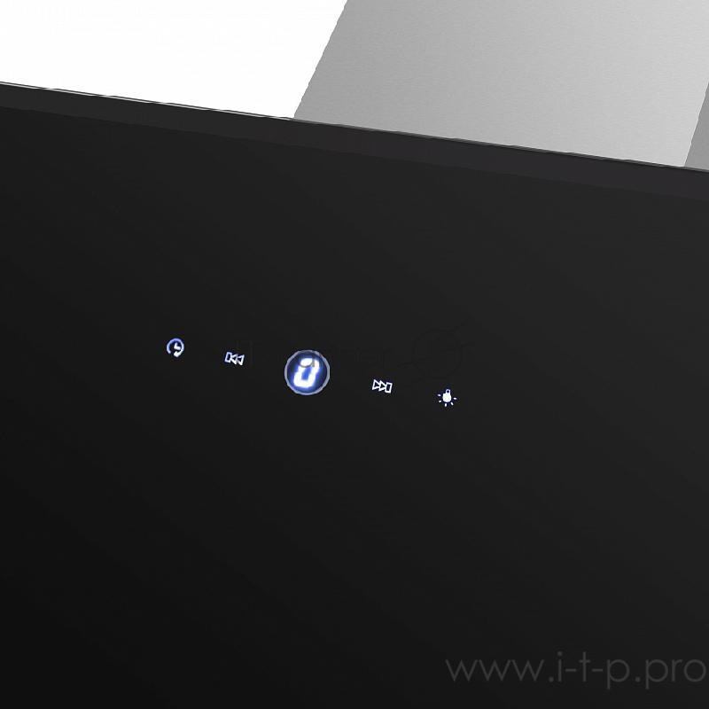 Вытяжка каминная Maunfeld TOPAZ 60 черный управление: сенсорное (1 мотор)