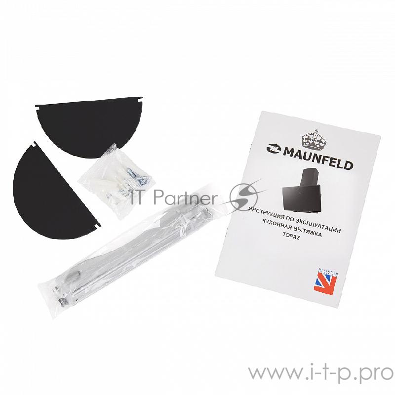 Вытяжка каминная Maunfeld TOPAZ 60 черный управление: сенсорное (1 мотор)