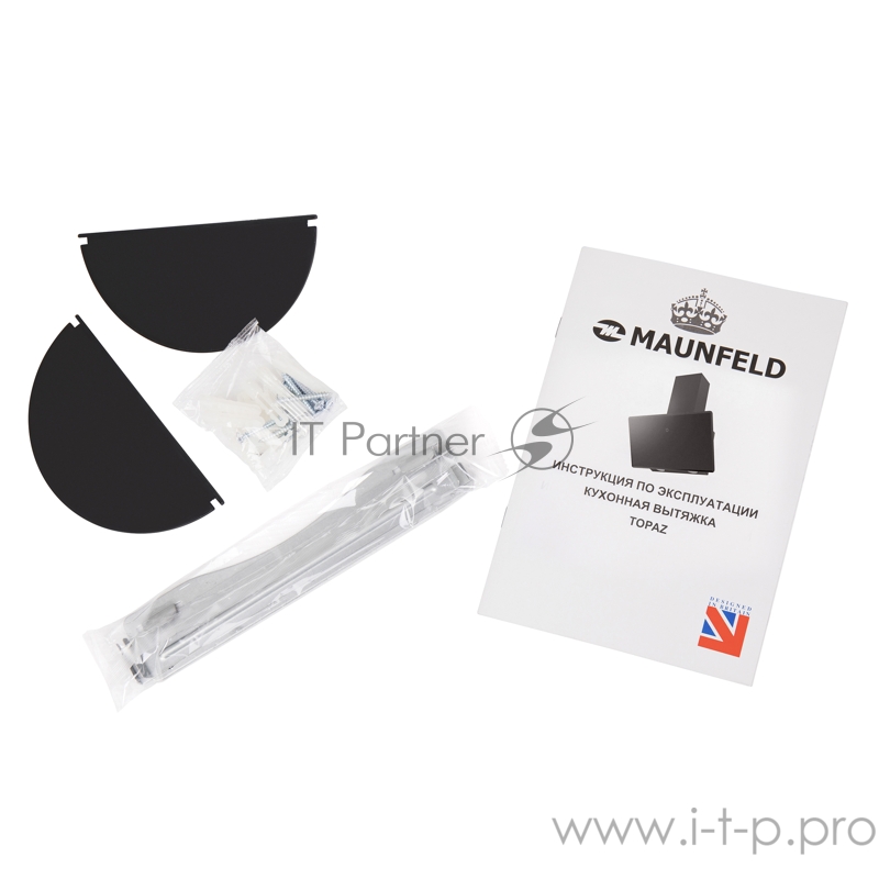 Вытяжка каминная Maunfeld TOPAZ 60 черный управление: сенсорное (1 мотор)