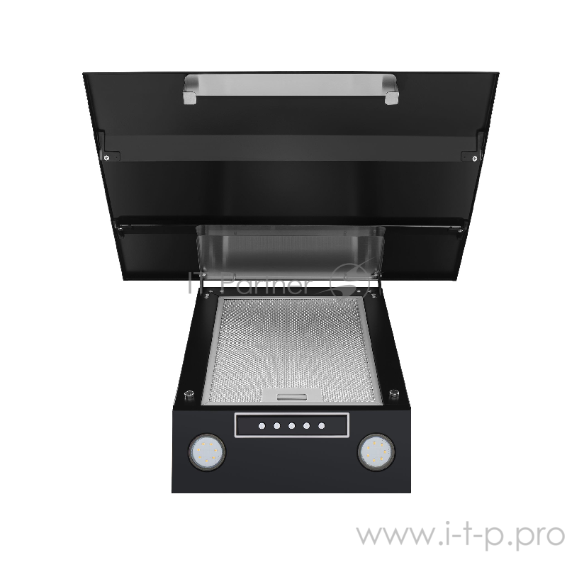 Вытяжка каминная Maunfeld BRIDGE 60 черный управление: кнопочное (1 мотор)