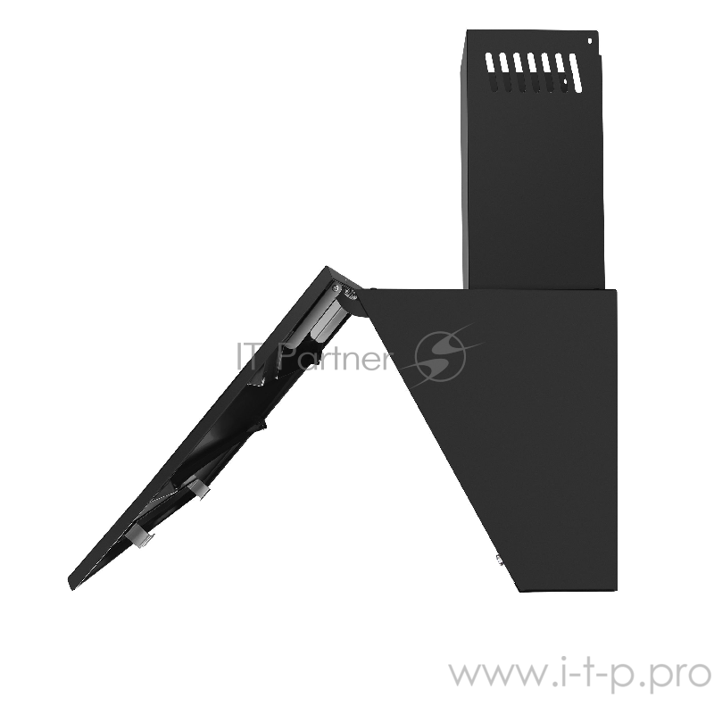 Вытяжка каминная Maunfeld BRIDGE 60 черный управление: кнопочное (1 мотор)