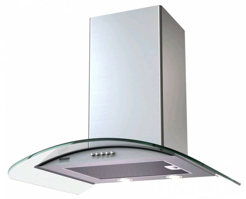 Вытяжка каминная Krona Sabrina 600 нержавеющая сталь управление: кнопочное (1 мотор)