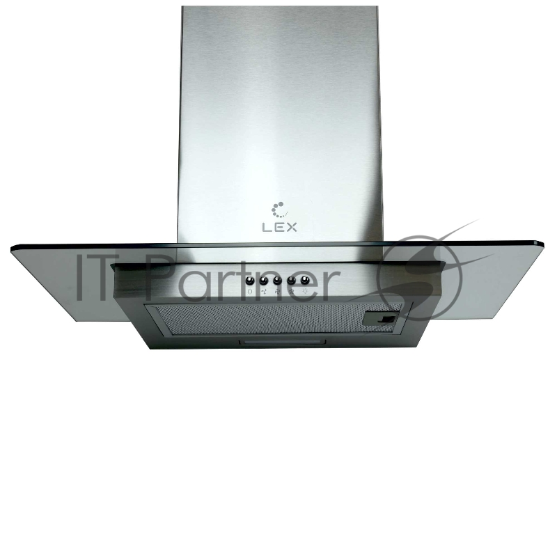 Вытяжка каминная Lex APOLLO N 600 нержавеющая сталь/стекло прозрачное
