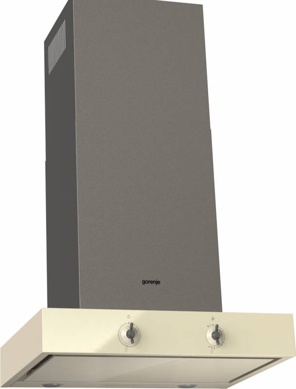 Вытяжка каминная Gorenje Infinity WHT68AINI бежевый/платиновый управление: тактовое (1 мотор)