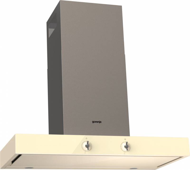 Вытяжка каминная Gorenje Infinity WHT98INI бежевый/платиновый управление: тактовое (1 мотор)