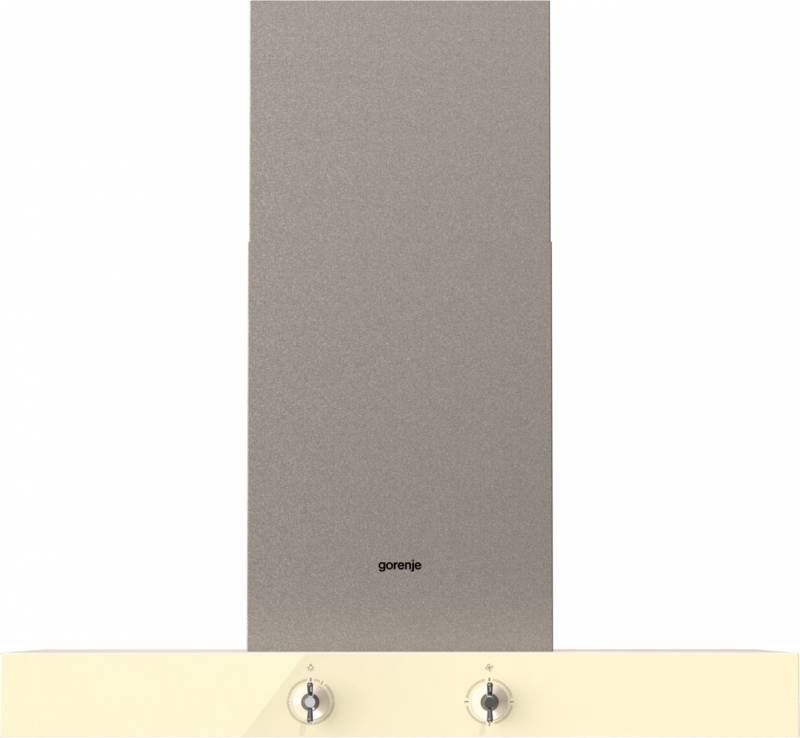 Вытяжка каминная Gorenje Infinity WHT98INI бежевый/платиновый управление: тактовое (1 мотор)