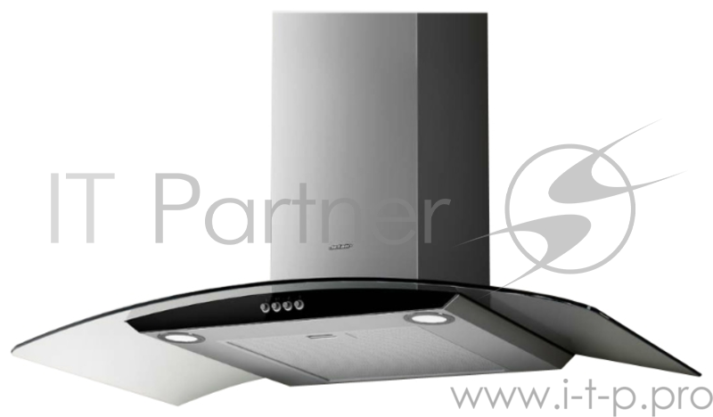 Вытяжка каминная Jet Air Click PB/A/90 нержавеющая сталь/черный управление: кнопочное (1 мотор)