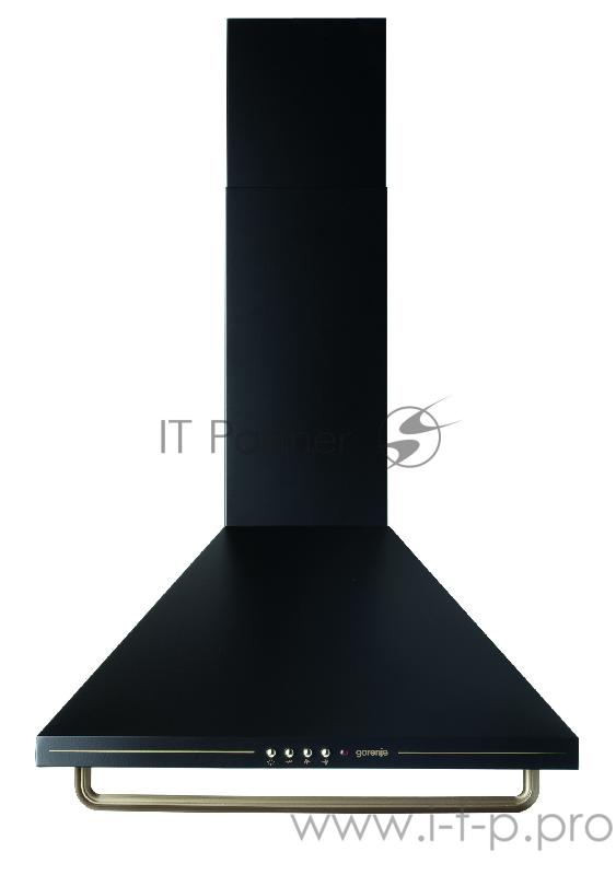Вытяжка каминная Gorenje DK63CLB черный управление: кнопочное (1 мотор)