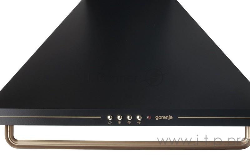 Вытяжка каминная Gorenje DK63CLB черный управление: кнопочное (1 мотор)