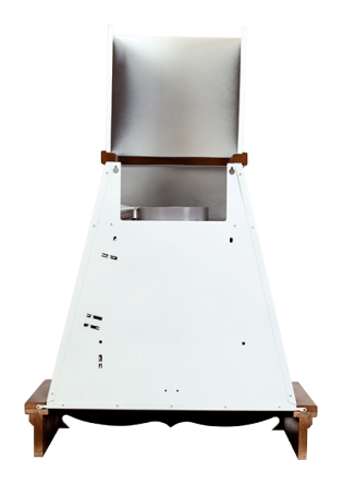 Вытяжка каминная Elikor Бельведер 60П-650-П3Г бежевый/бук/орех управление: ползунковое (1 мотор)