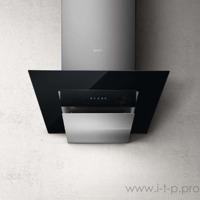 Вытяжка каминная Elica Class 90/A/IX/BL черный управление: сенсорное (1 мотор)