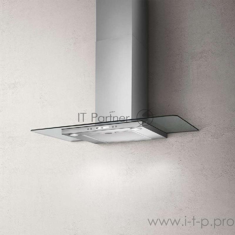 Вытяжка каминная Elica Flat Plus IX/A/90 нержавеющая сталь управление: кнопочное (1 мотор)