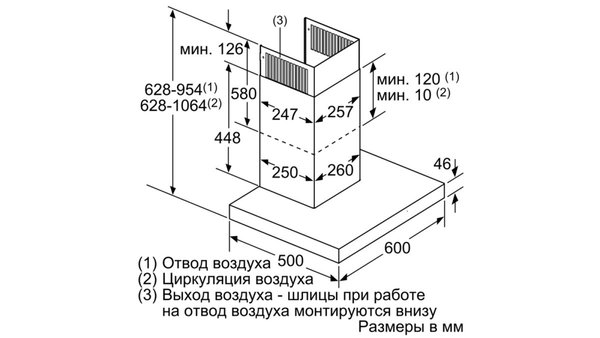 Bosch DWB67CM50 в.вытяж