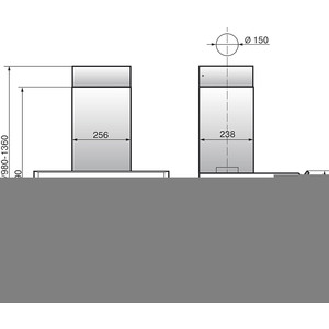 Встраиваемая вытяжка Elikor Оникс 60П-1000-Е4Д белый белый