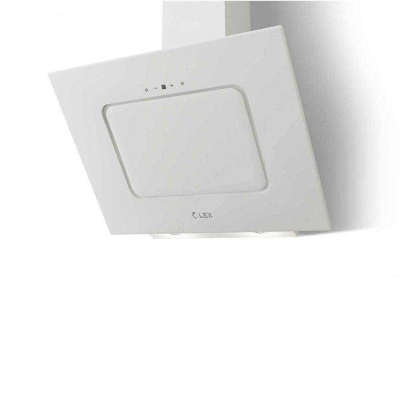 Наклонная кухонная вытяжка Lex Luna 600 белый