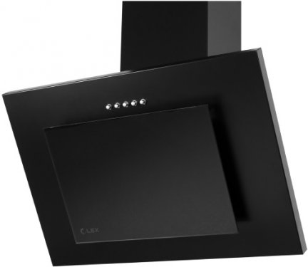 Наклонная кухонная вытяжка Lex MINI 500 черный