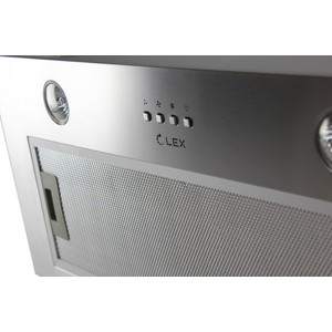 Вытяжка встраиваемая Lex GS Bloc 900 нержавеющая сталь управление: кнопочное (1 мотор)