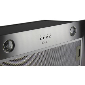 Вытяжка встраиваемая Lex GS Bloc 900 нержавеющая сталь управление: кнопочное (1 мотор)