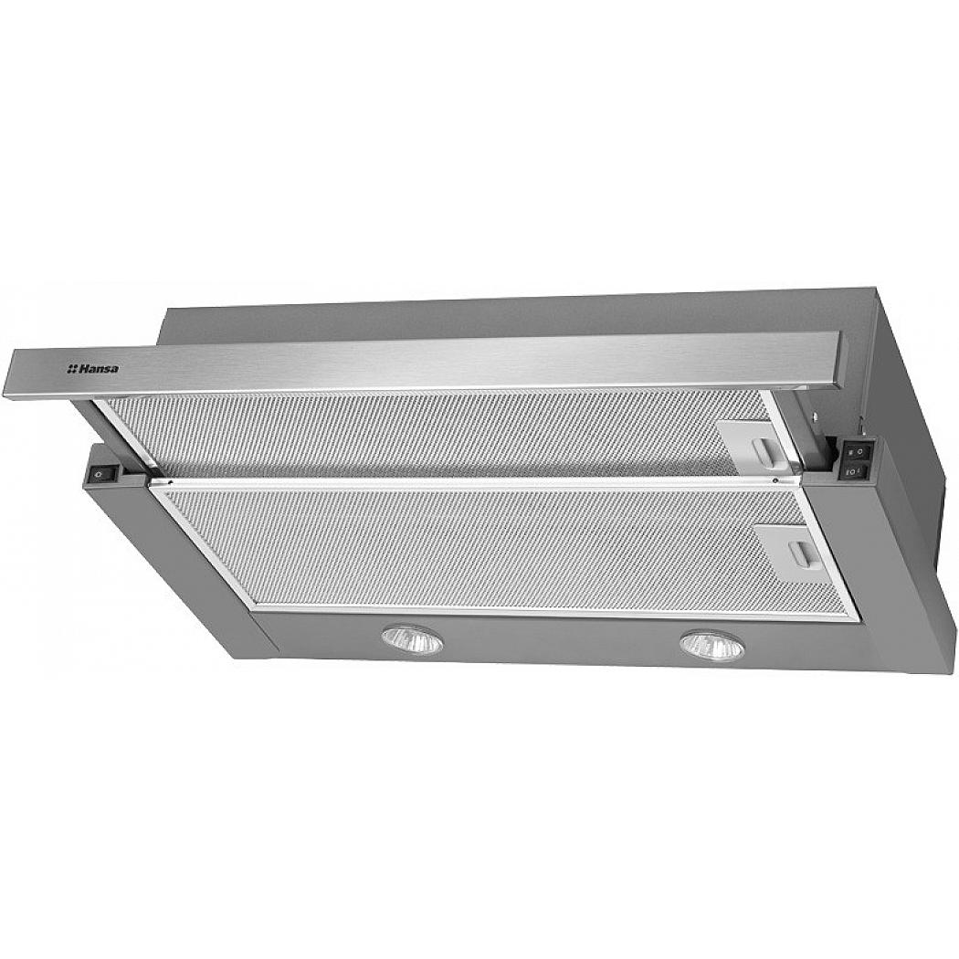 Вытяжка встраиваемая Hansa OTC6222IH серебристый, управление: кулисные переключатели (1 мотор)