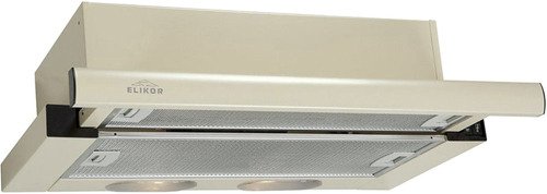 Вытяжка встраиваемая Elikor Интегра GL 60Н-400-В2Д нер/стекло бежевое
