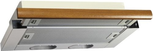 Встраиваемая вытяжка Elikor Интегра 50П-400-В2Л белый/дуб коричневый