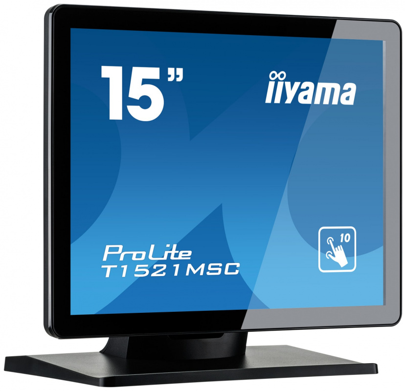Монитор Iiyama 15 T1521MSC-B1 черный TN LED 8ms 5:4 DVI матовая 700:1 370cd 170гр/160гр 1024x768 D-