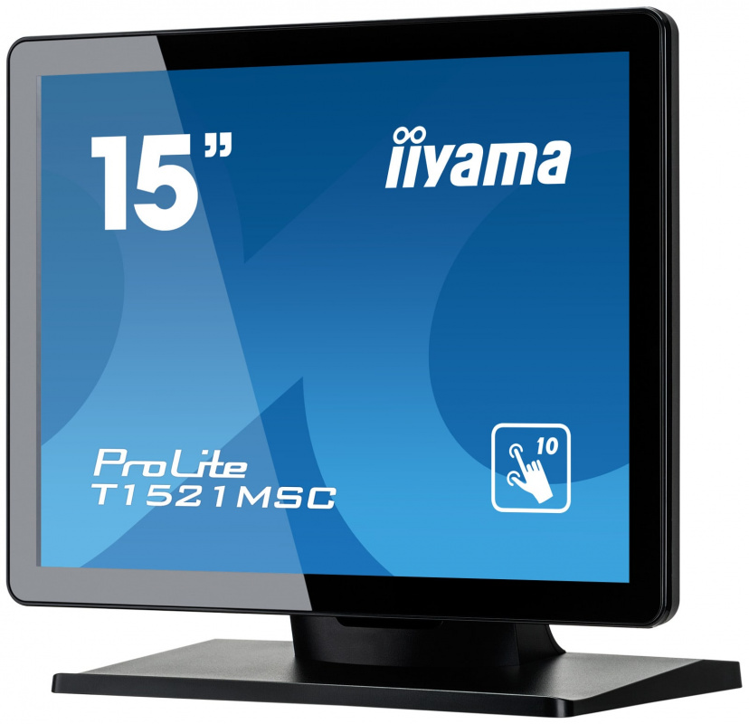 Монитор Iiyama 15 T1521MSC-B1 черный TN LED 8ms 5:4 DVI матовая 700:1 370cd 170гр/160гр 1024x768 D-