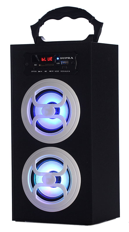 Аудиомагнитола Supra BTS-650 черный 10Вт/MP3/FM(dig)/USB/BT/SD