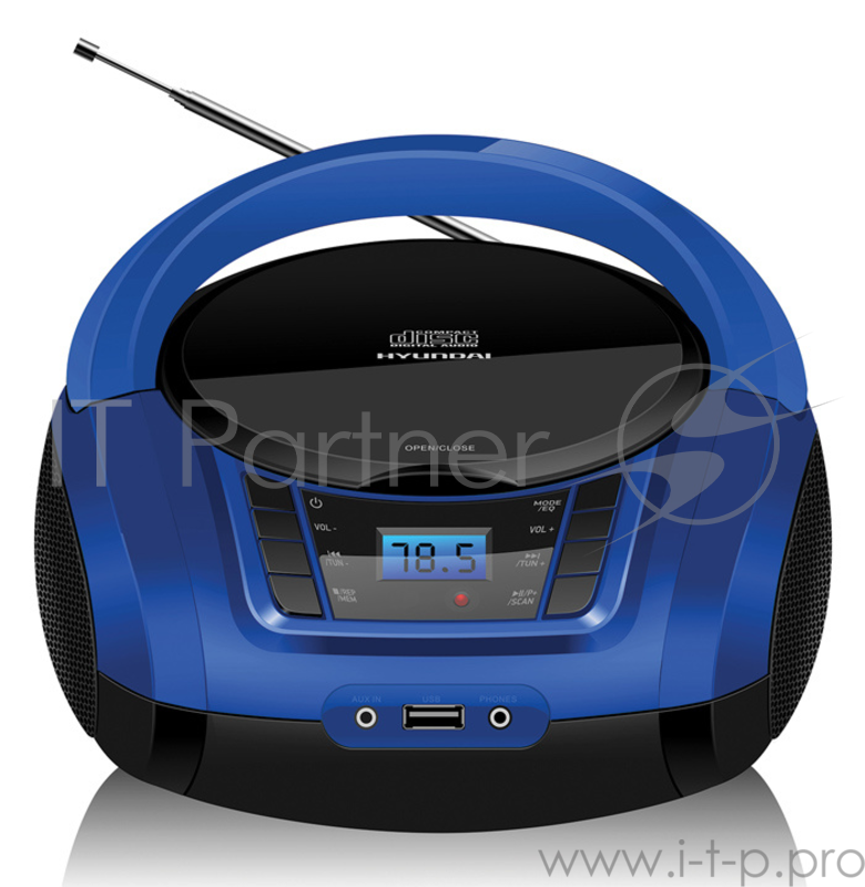 4Вт/CD/CDRW/MP3/FM(dig)/USB/BT