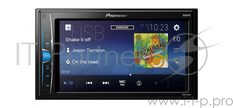 Автомагнитола Pioneer MVH-A100V 2DIN 4x50Вт