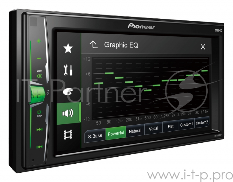 Автомагнитола Pioneer MVH-A100V 2DIN 4x50Вт