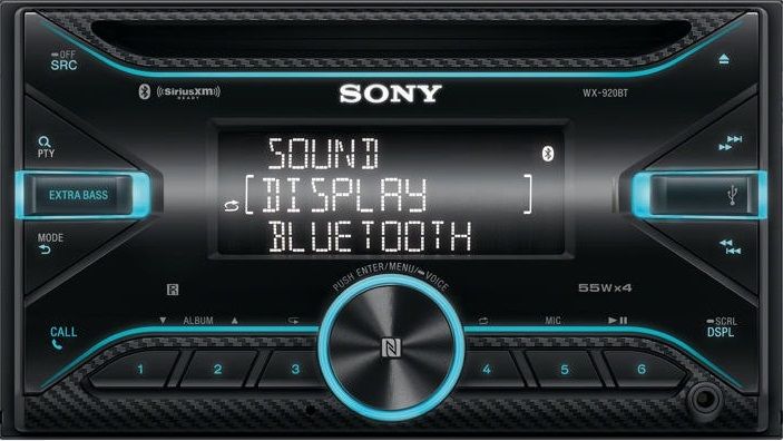 Автомагнитола CD Sony WX-920BT 2DIN 4x55Вт