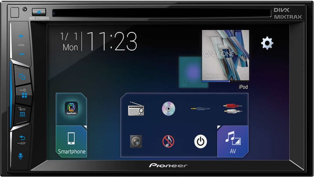 Автомагнитола CD DVD Pioneer AVH-Z1100DVD 2DIN 4x50Вт