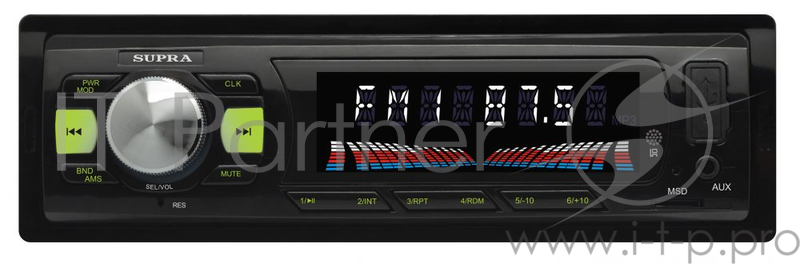 Автомагнитола Supra SFD-43U 1DIN 4x40Вт