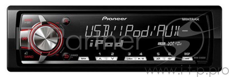 Автомагнитола Pioneer MVH-X460UI 1DIN 4x50Вт