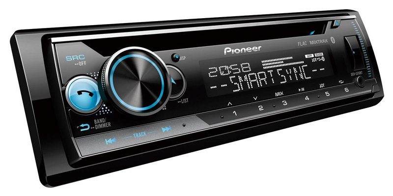 Автомагнитола Pioneer MVH-S510BT 1DIN 4x50Вт
