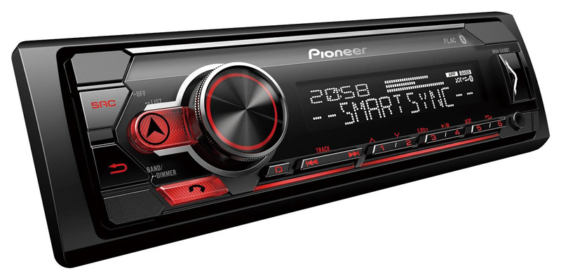 Автомагнитола Pioneer MVH-S410BT 1DIN 4x50Вт