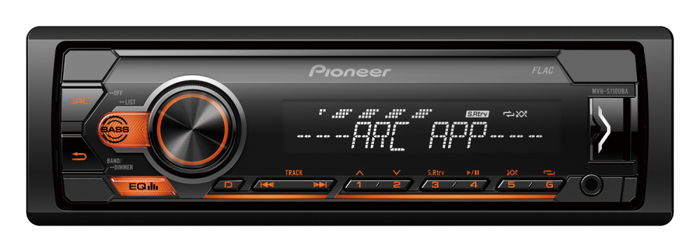 Автомагнитола Pioneer MVH-S110UBA 1DIN 4x50Вт