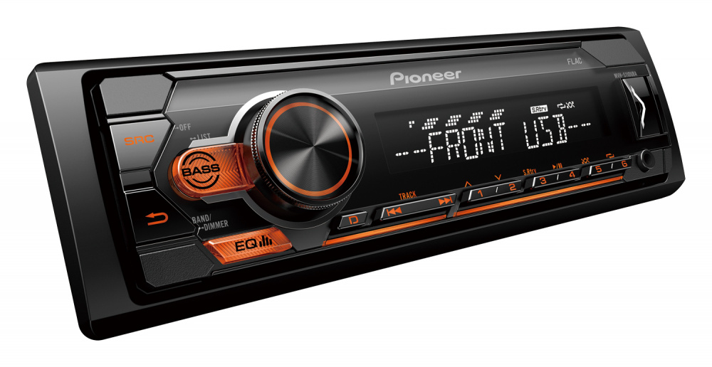 Автомагнитола Pioneer MVH-S110UBA 1DIN 4x50Вт