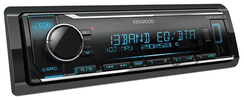 Автомагнитола Kenwood KMM-304Y 1DIN 4x50Вт