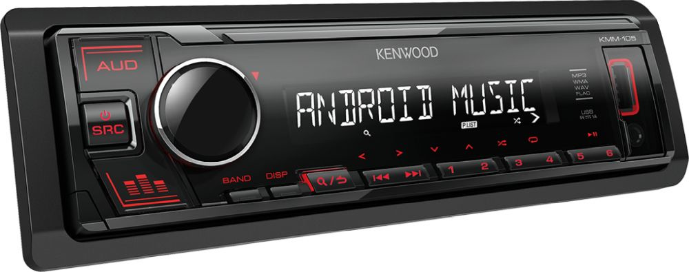Автомагнитола Kenwood KMM-105RY 1DIN 4x50Вт
