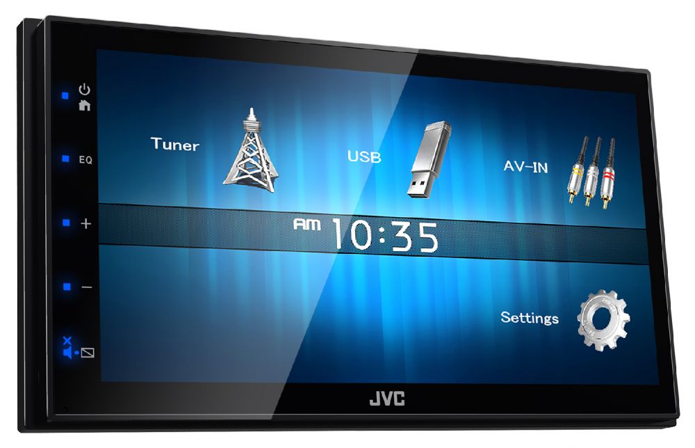 Автомагнитола JVC KW-M14 2DIN 4x50Вт
