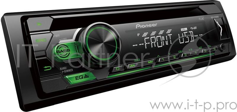 Автомагнитола CD Pioneer DEH-S110UBG 1DIN 4x50Вт