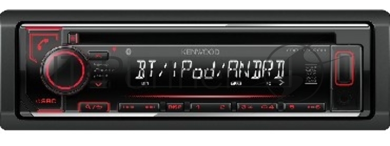 Автомагнитола CD Kenwood KDC-BT520U 1DIN 4x50Вт