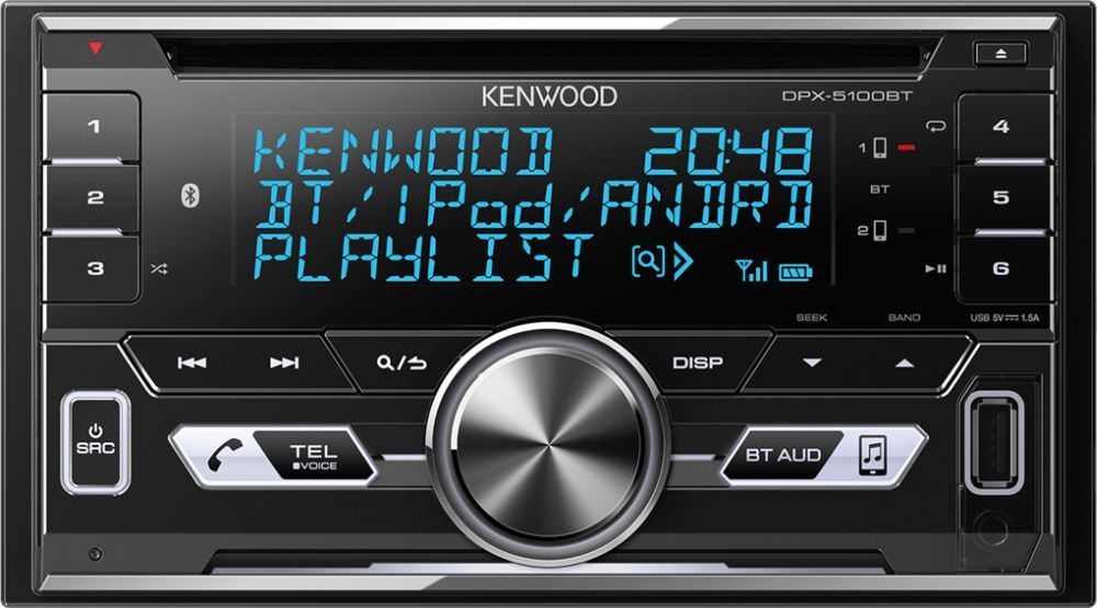 Автомагнитола CD Kenwood DPX-5100BT 2DIN 4x50Вт